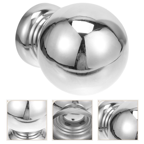 HEALEEP Bola Metálica Pulida Para Jardín De Inoxidable Moderno Y Reflectante