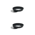 thumbnail image 1 of bedienty Quiche Pan Removable Bottom Non Stick Bakeware Kits Baking Accessory Kitchen Supplies Household Items Cooking Tools Regular 4 inch 2Set, 1 of 6