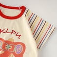 thumbnail image 4 of Nwiuh Baby Boys' Graphic T-Shirts (Beige, 18-24 Months), 4 of 4