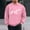 Pink, variant on Tawop Mens Sweatshirt Valentine's Day Pullover Casual Tops (Men's Size S-3XL)