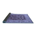 thumbnail image 2 of Ahgly Company Indoor Round Oriental Blue Industrial Area Rugs, 5' Round, 2 of 4