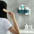thumbnail image 5 of Bathroom hair dryer holder Wall Hanging hair dryer Holder Storage rack Family Bathroom storage rack, 5 of 5