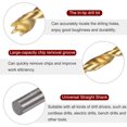 thumbnail image 4 of Uxcell Brad Point Drill Bit 7.5mm(19/64") Dia HSS4241 Twist Drill Golden, 4 of 6