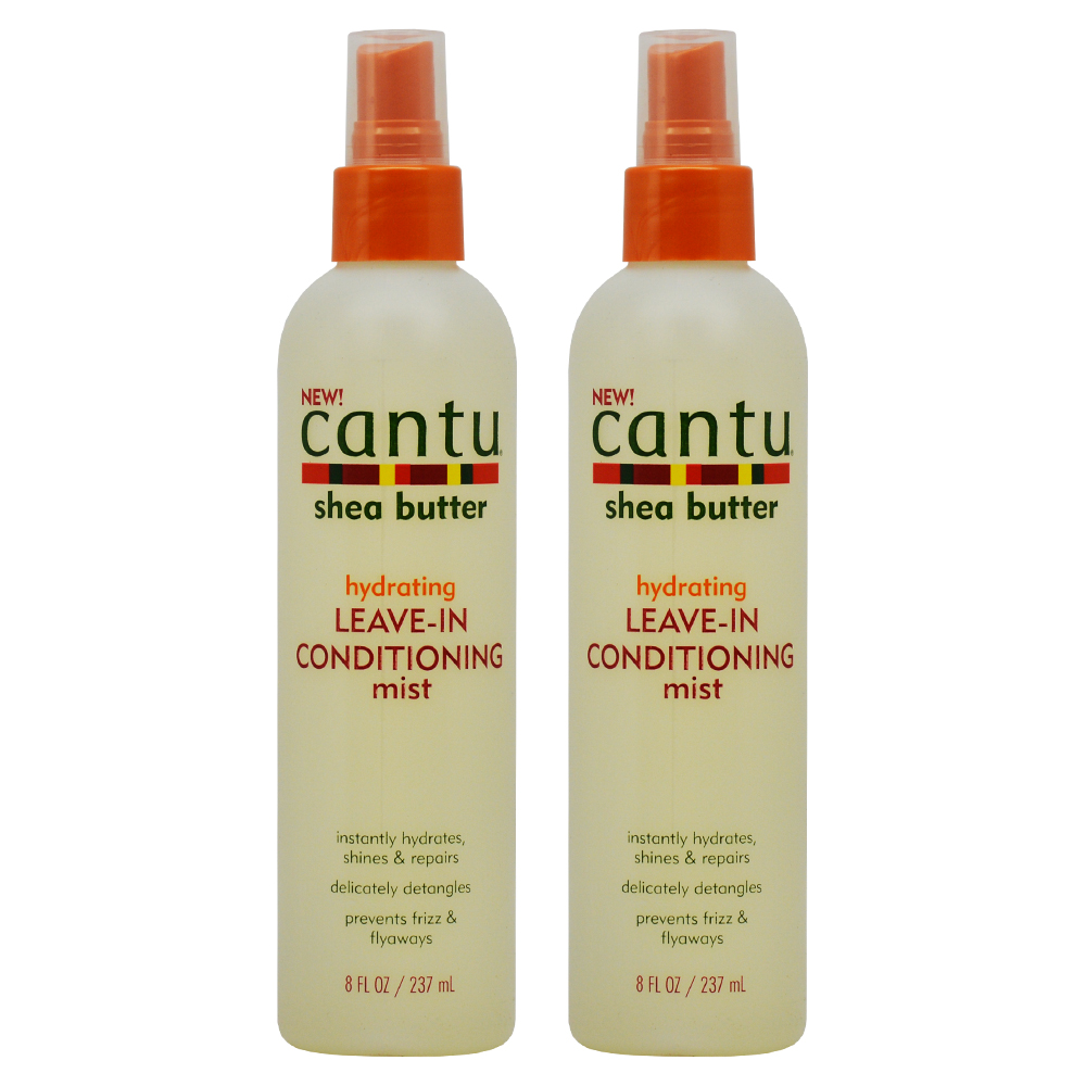 Cantu Sheabutter Leave-In Pflegespray – 8oz Für Sofortige Feuchtigkeit & Glänzendes Haar