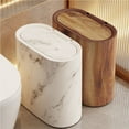 thumbnail image 7 of Compact Plastic Trash Can with Lid Waste Container for Small Spaces, 7 of 7
