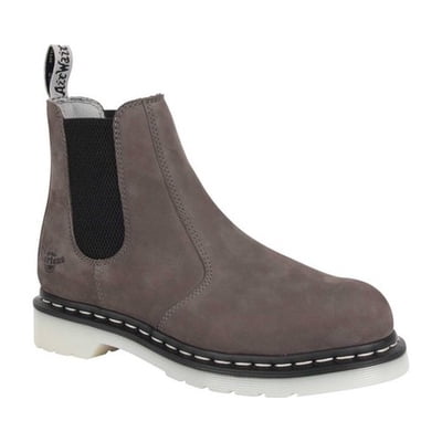 Martens Chelsea Boots Grey Suede Dr Martens Martens Men display picture 1