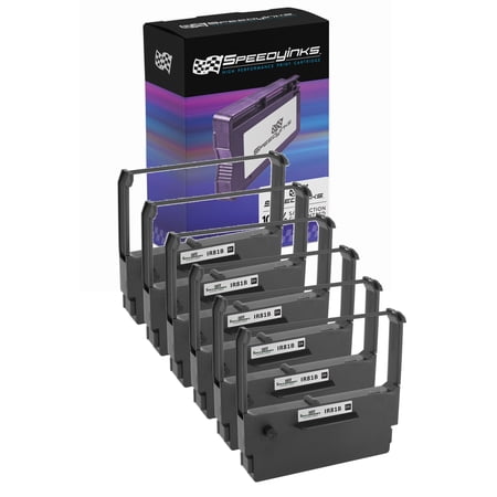 Speedy Compatible Printer Ribbon cartridge Replacement for Citizen IR81 (Black  6-Pack)