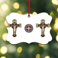 thumbnail image 3 of CafePress - Benedictine Crucifix And Medal Ornament - Scroll Ornament, 3 of 3