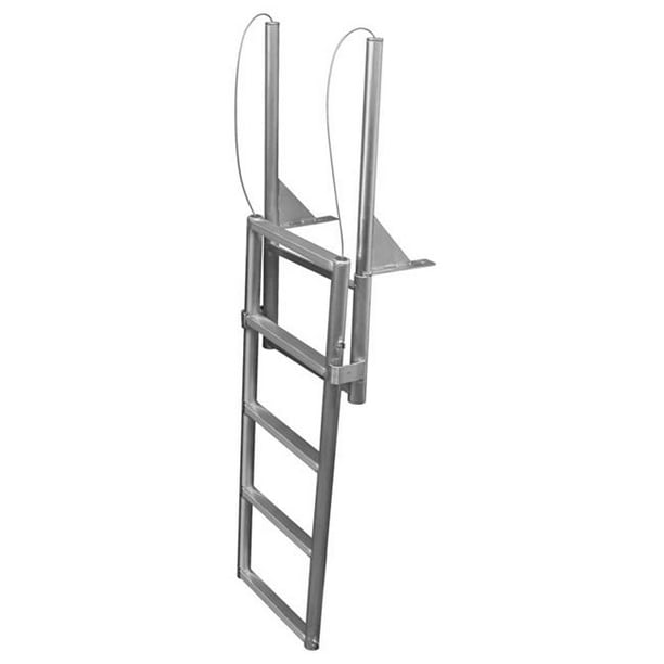JIF MARINE EFL7 7Step Floating Dock Lift Ladder Anodized Aluminum