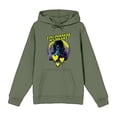 thumbnail image 5 of The Exorcist You Possess My Heart Adult Olive Long Sleeve Hoodie-Large, 5 of 7