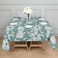 thumbnail image 5 of 42x42 Inch Waterproof Square Tablecloth, Thickened Polyester Table Cover for Dining & Parties, Floral Print, 5 of 6