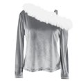thumbnail image 3 of FDDMis Youth Graphic Tees Girls Long Sleeve Tops Size 14-16 Oxford Shirt Plaid Shirts for Girls Shirts 14 Year Old Girl Clothes Trendy Clothes, 3 of 3