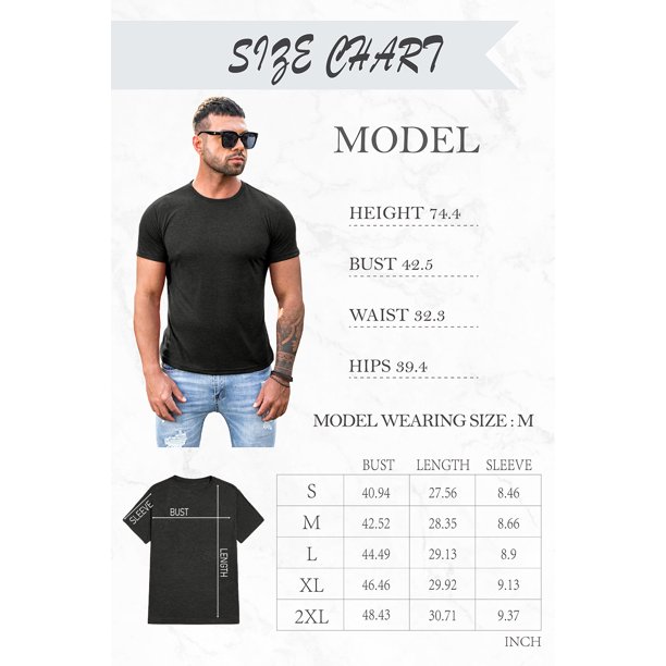 ABPHQTO Camiseta Hombre Manga Corta Estampado Vintage 61 Gris Hombre