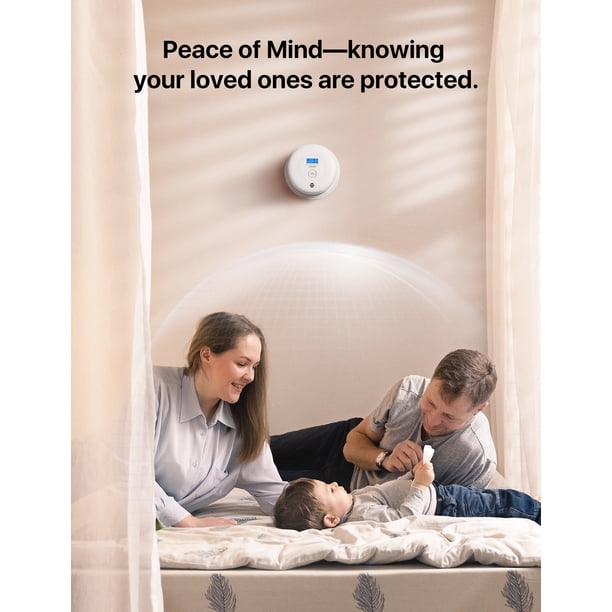 X-Sense Smoke and Carbon Monoxide Detector Combo, 10-Year Sensor