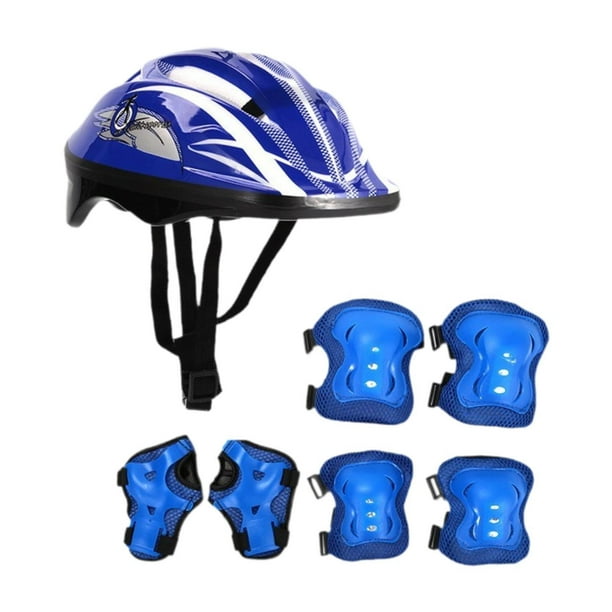 Casco de bicicleta para niños, casco de patinaje sobre ruedas, utilitario, resistente al desgaste, de alto rendimiento Azul oscuro
