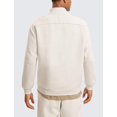 thumbnail image 2 of Buzo CRZ YOGA para Hombre con Media Cierre y Cuello Simulado Forrado en Polar Talle Large, 2 of 5