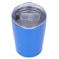 thumbnail image 3 of Taza de café aislada de acero inoxidable, 260 ml, pequeña capacidad, preservación del calor, taza de café de viaje para centro comercial, juego de fútbol, azul, 3 of 5