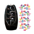 thumbnail image 1 of Decorativa Soporte de incienso Quemador de incienso de cascada de reflujo de cerámica con 50 conos (C) Likrtyny Decoraciones, 1 of 6