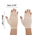 thumbnail image 4 of Unique Bargains 1 Pair Anti-slip Polka Dot Manicure Gloves Beige, 4 of 6