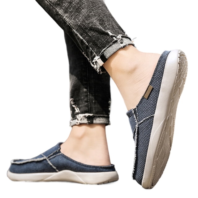 Slip On Tock Slippers Men Con Suela Goma Ortopédica para Alivio Del Dolor Zapatos Interiores