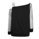 thumbnail image 5 of Camisas casuales florales de manga larga para mujer, jersey con hombros descubiertos, blusa holgada con lentejuelas brillantes, Tops tipo túnica Pompotops  gfhjh22199, 5 of 8