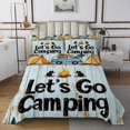 thumbnail image 1 of Erosebridal Happy Camping Coverlet Set King,Camper RV Car Bedding Set,Animal Decor,3-Piece, 1 of 5