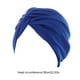 thumbnail image 2 of Paquete de 4 diademas cómodas Qarigey con botones estilo musulmán Azul zafiro, 2 of 6