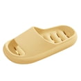 thumbnail image 4 of Dakaela Shower Shoes for Women Men Massage Slides Non Slip Bathroom Slippers with Drain Holes Yellow 7, 4 of 5