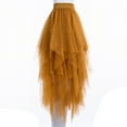 thumbnail image 4 of Gureui Women's Sheer Tutu Skirt Tulle Mesh Layered Midi Skirt, 4 of 8