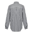 thumbnail image 5 of Striped Blouses for Women Casual Linen Shirts Long Sleeve Collared T Shirts Loose Button Down Dressy Cute Stripe Tops, 5 of 5