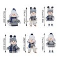 thumbnail image 2 of Big Christmas Dolls Decoration 20/28/35cm Blue Series Retractable Plush Santa Snowman Doll Ornaments Home Decoration,F, 2 of 4