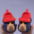 thumbnail image 4 of MDUKONU Toddler Boys Girls Garden Clogs Cartoon Slides Shoes On Slipper Water Sandals for Little Kids Dark Blue, 4 of 4