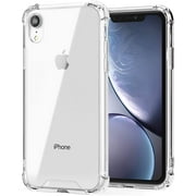Kinoto Bumper Case for iPhone XR, Clear Bumper Slim Cases [Updated Version] for Apple iPhone XR 6.1" Qi Transparent