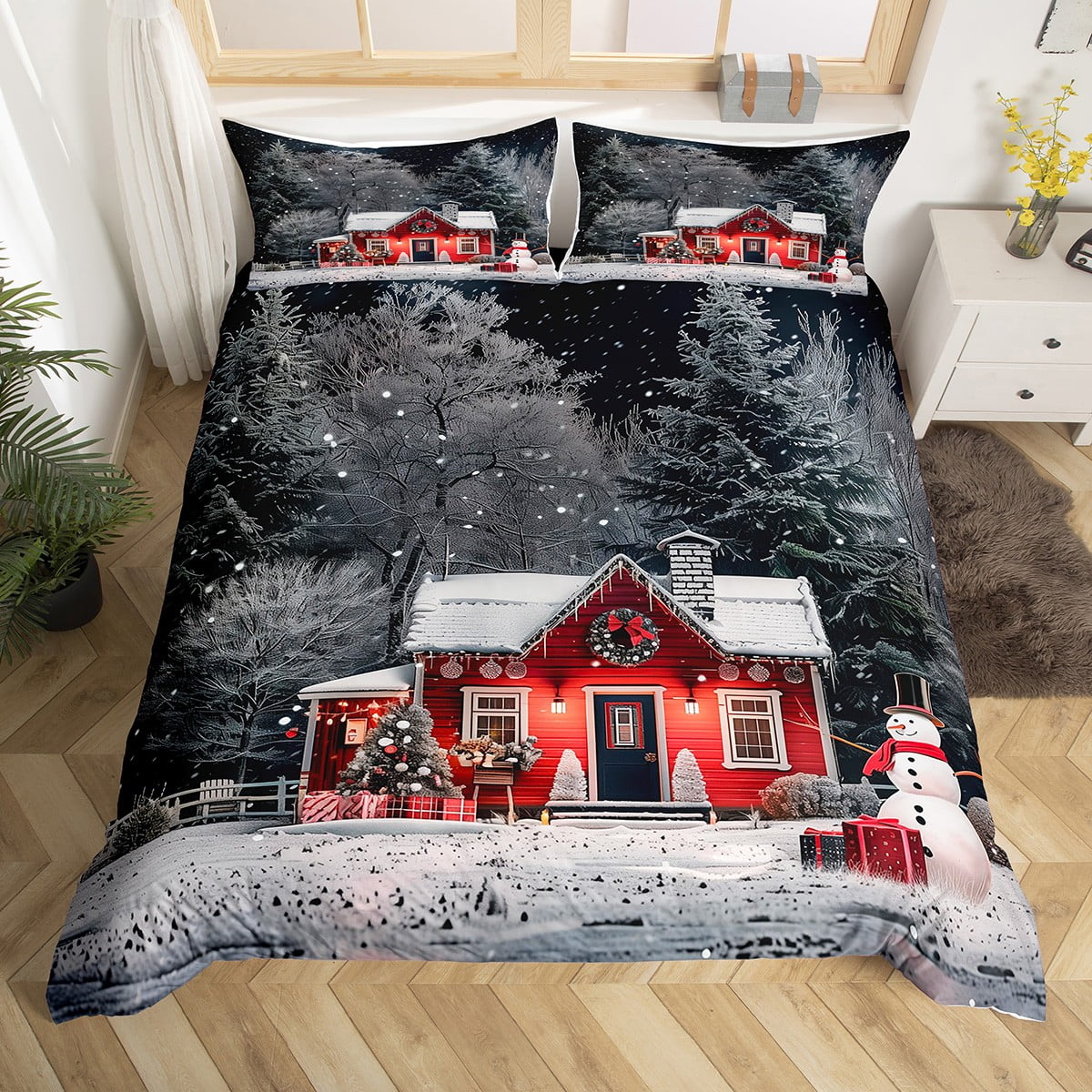 Kit De Couette Très éponge Noël – 60 X 71, Joyeux Et Lumineux, Neuf, Lot Windham
