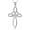 A Silver Celtic Knot Necklace 18", variant on Celtic Knot Cross Necklace Sterling Silver Infinity Love Heart Pendant Necklace