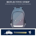 thumbnail image 5 of FORMRS Unisex School Backpack 17" Student Travel Bag with Laptop Compartment, Blue Gradient, 5 of 7