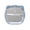 Blue, variant on Toddler Meal Tray Stainless Steel Baby Feeding Plate, Food Grade Silicone Suction Plate Anti Fall Heat Resistant Kids Dinner Plate Divided Baby Plate,Compartment Plastic Food Storage Organizer.