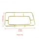 thumbnail image 5 of Placa de frutas Marcos de metal Maneles Grips Resina Molde suministros DIY Decoración Soporte Adorno Accesorios de molde para la sala de estar Marco S rectangular Yuarrent HA010259-01, 5 of 6