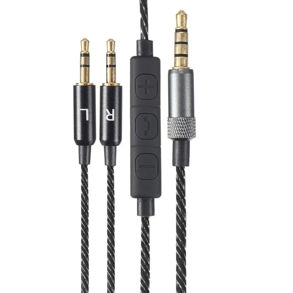 Cable de repuesto para auriculares Sol Republic, color negro