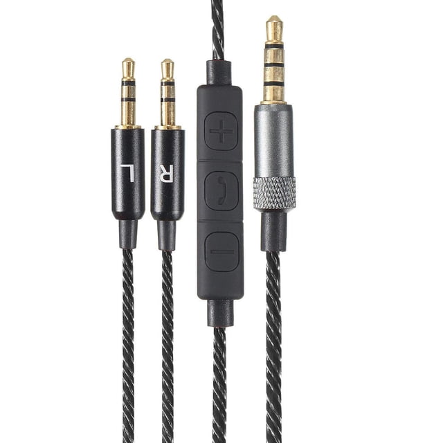 Cable de repuesto para auriculares Sol Republic, color negro