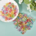 thumbnail image 4 of 300g 10 Style Transparent Acrylic Beads Mixed Shapes Plated Acrylic Charms for Jewelry Making Bracelets Crafts AB Color, 4 of 9