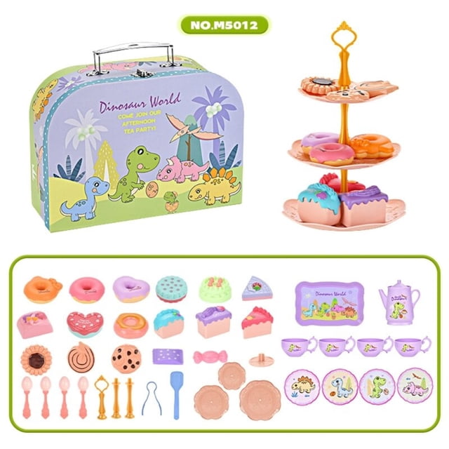 Juego de tetera de juguete para niña, casa de juegos de postre, juego de cocina de simulación, juego de rol