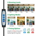 thumbnail image 2 of Grow Lights for Indoor Plants LED Full Spectrum Plant Light for Indoor Growing Seed Starting Slim Grow Lamp with UL Adapter Timer Light Modes Dimmable, 2 of 7