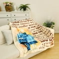 thumbnail image 4 of Anniversary Birthday Gift for Her Him Romantic I Love You to My Love Blanket Mothers Day Ideas for Wife Fathers Valentines Present for Husband Bed Throw Blanket 60"x50", 4 of 6