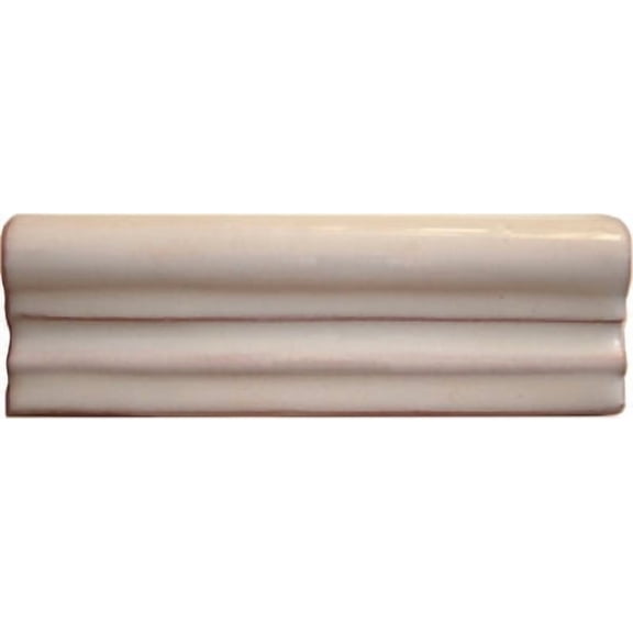 Mexican White Chair Rail Molding 4, Set of 5 pcs