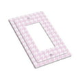 thumbnail image 3 of ZICANCN Outlet Covers Wall Plate, Pink Thousand Bird Check Light Switch Cover Decorative, Duplex Toggle Combo 1-Gang, 3 of 9