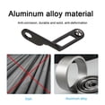 thumbnail image 2 of Soporte para placa de matrícula de carrera de bicicleta de aleación de aluminio duradera ZTTO (negro), 2 of 9
