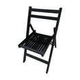 thumbnail image 3 of Imerelez Slatted Wood Folding Special Event Chair - Black, Set of 4, Foldable Style, 3 of 9