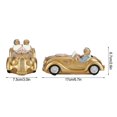 thumbnail image 3 of Vieux couple en résine grand-mère et grand-père modèle de voiture pot d'épargne cadeaux cadeau d'anniversaire décoration de la maison, 3 of 4