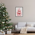 thumbnail image 2 of Santa All Shapes & Sizes Christmas Phrase Holiday Graphic Art Black Framed Art Print Wall Art, 2 of 7